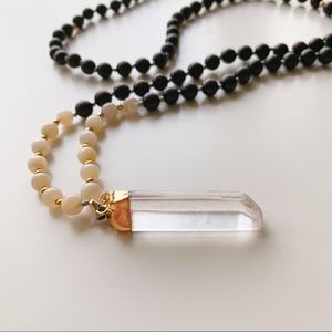 NWOT Sunstone & Sandalwood Mala